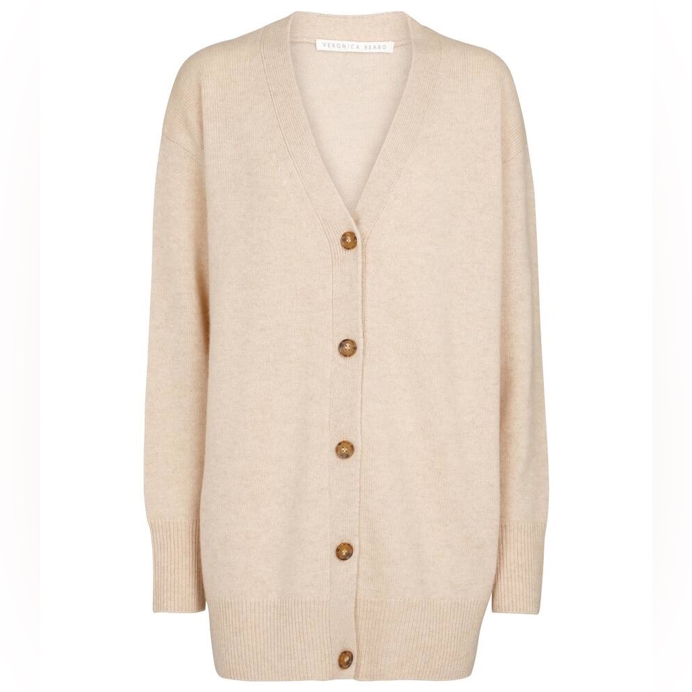 Veronica Beard Chasie Long Cashmere Cardigan